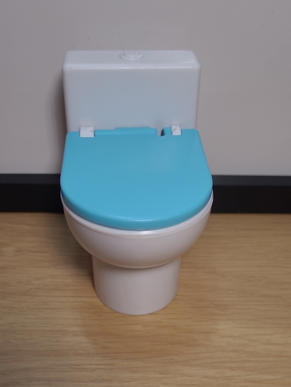 Kids Blue Toy Toilet Seat Accessory for Dolls
